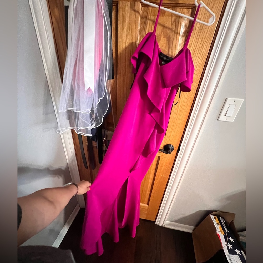 Size small-Formal fuchsia gown